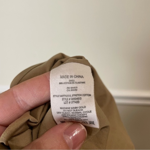 THEORY NARTHUS B STRETCH-COTTON SHIRTDRESS IN SIERRA Size Medium - Picture 5 of 7